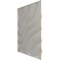 Ekena Millwork 19 5/8in. W x 19 5/8in. H Modern Wave EnduraWall Decorative 3D Wall Panel Covers 2.67 Sq. Ft. WP20X20MWBGL - alternate 4